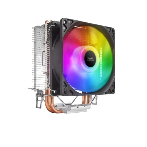 Ventilador disipador cpu mars gaming mcpuargb rgb negro