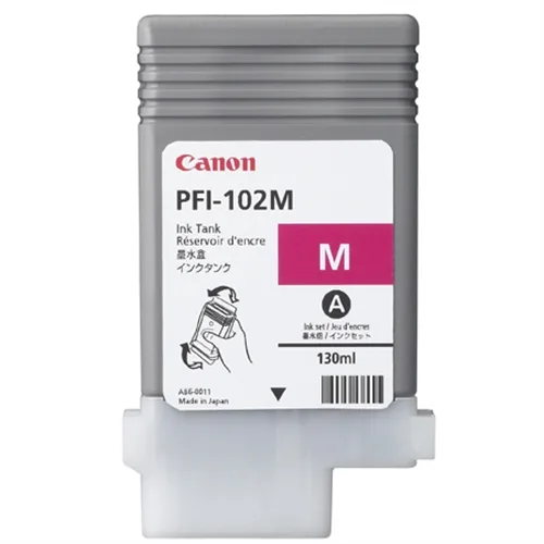 Cartucho canon pfi - 102 magenta ipf500 - ipf510 - lp17 - ipf600 - ipf610 - ipf605 - lp24 - ipf650 - ipf655 - ipf700 - ipf710 - ipf720 - ipf750 - ipf750 - ipf755 - ipf760