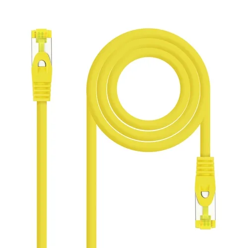 Cable de Red RJ45 SFTP Nanocable 10.20.1900-L25-Y Cat.6A/ LSZH/ 25cm/ Amarillo
