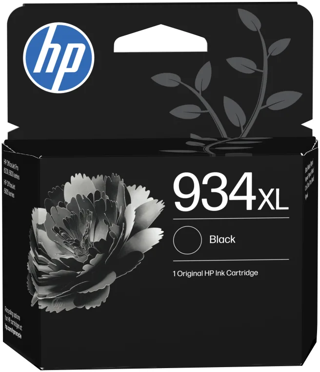 HP Cartucho de tinta original 934XL de alta capacidad negro