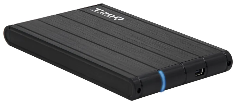 Caja externa tooq tqe - 2530b para hdd 2.5 pulgadas sata 3 usb 3.0 negro