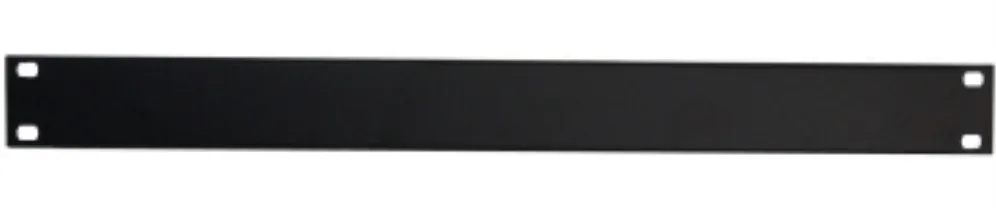 Panel solido wp 1u metalico negro