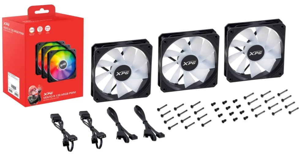 XPG VENTO R 120 ARGB PWM Carcasa del ordenador Ventilador 12 cm 1 pieza(s)