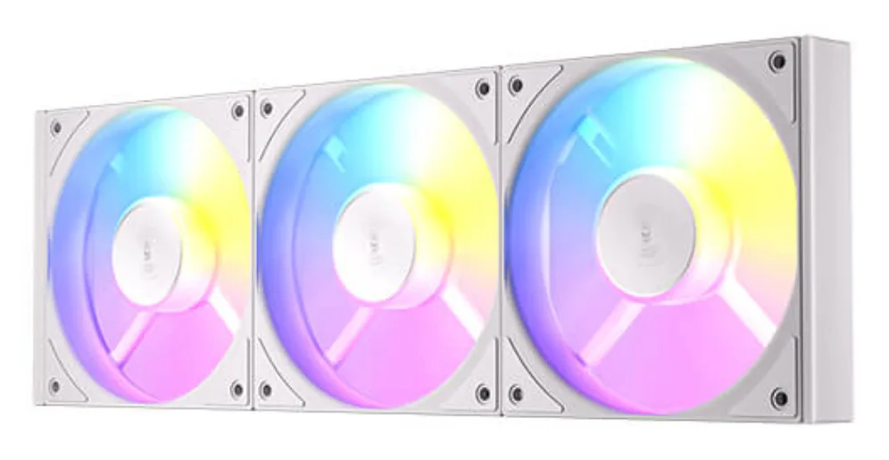 Ventilador caja antec connect120 reverse argb 3x 120mm blanco