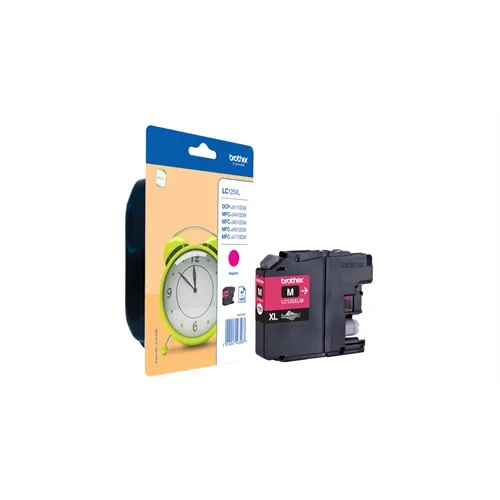 Cartucho tinta brother lc125xlcbp magenta 1200 paginas dcpj4110dw - mfcj4410dw - mfcj4510dw - mfcj4710dw