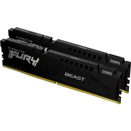 Memoria ram ddr5 32gb 2x16gb kingston - 5600mhz - pc5 44800 - fury beast - cl36 - 1.25v