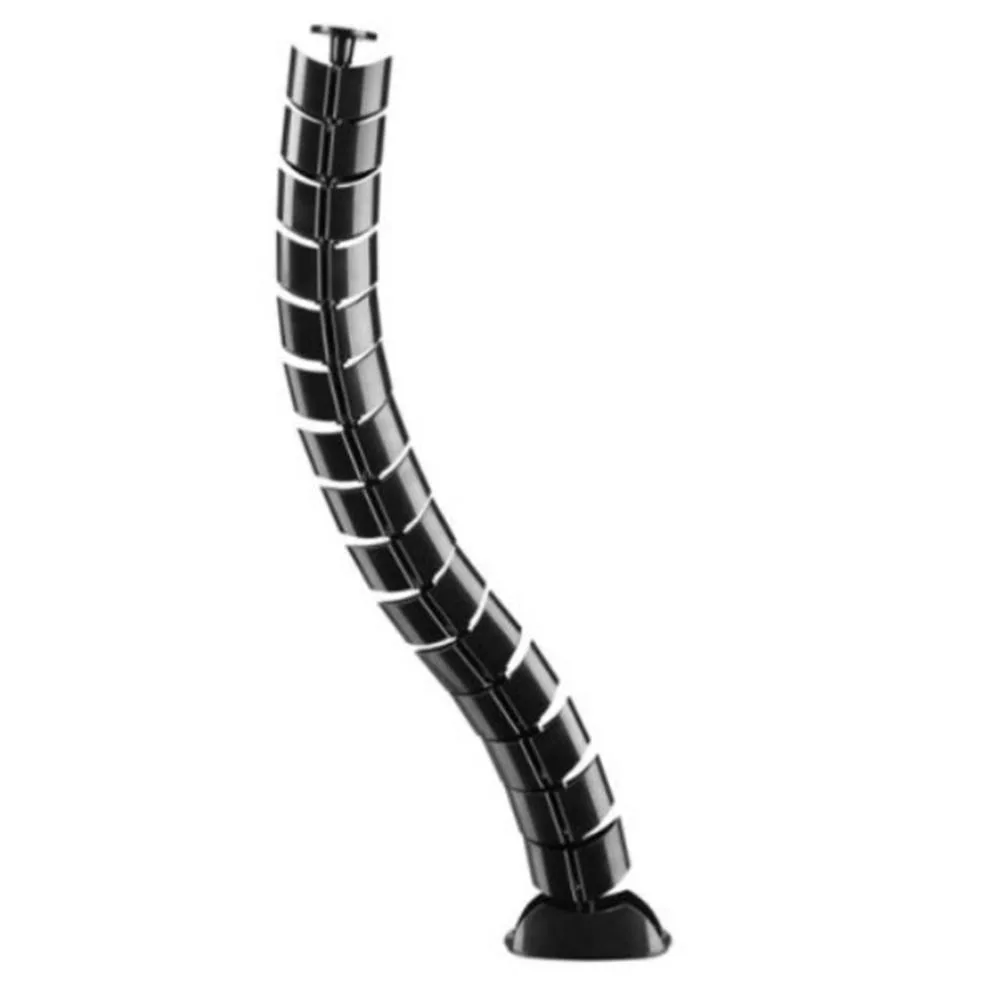 Organizador de cables de escritorio equip doble canal negro