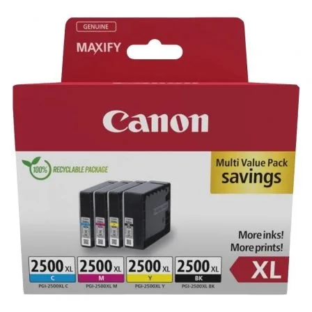 Multipack canon pgi - 2500xl bk - c - m - y