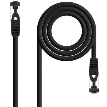 Cable de Red RJ45 SSTP Nanocable 10.20.2007-BK Cat.8.1/ 7m/ Negro
