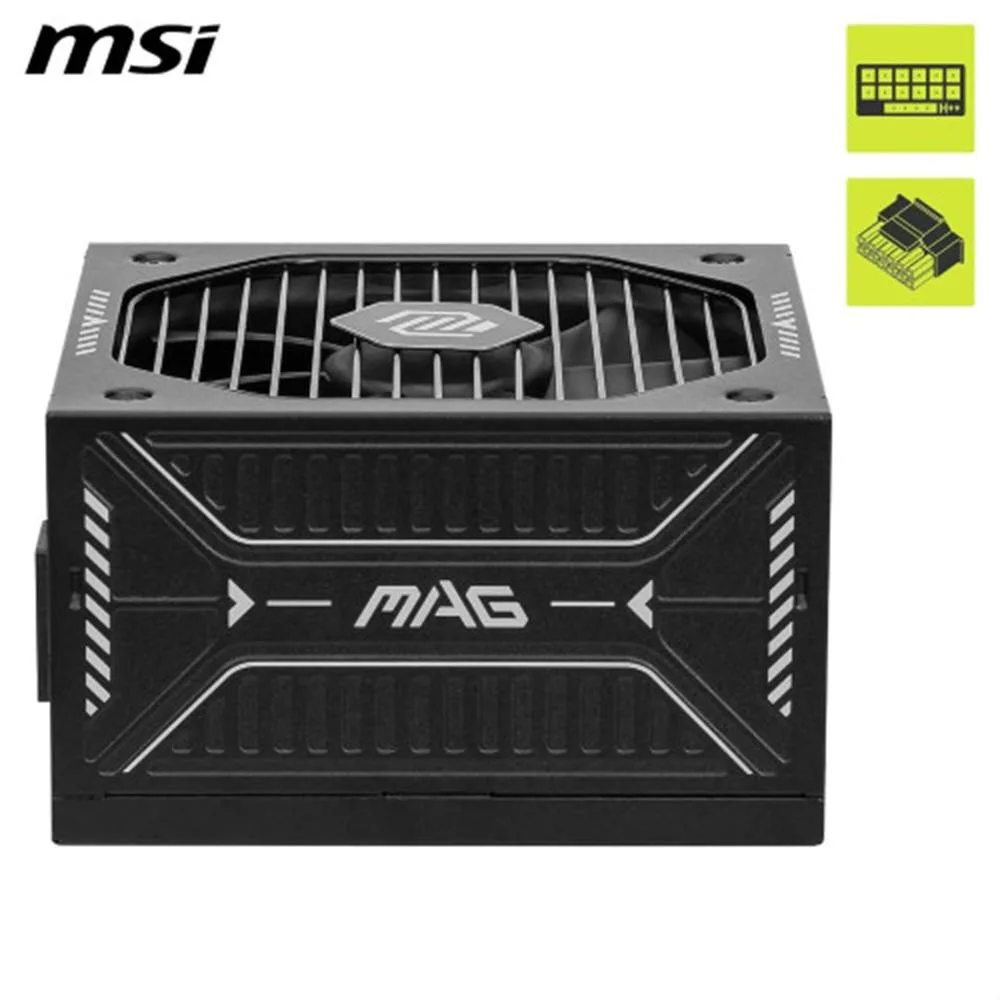 Fuente alimentacion msi mag a750gls pcie5 gaming atx 750w