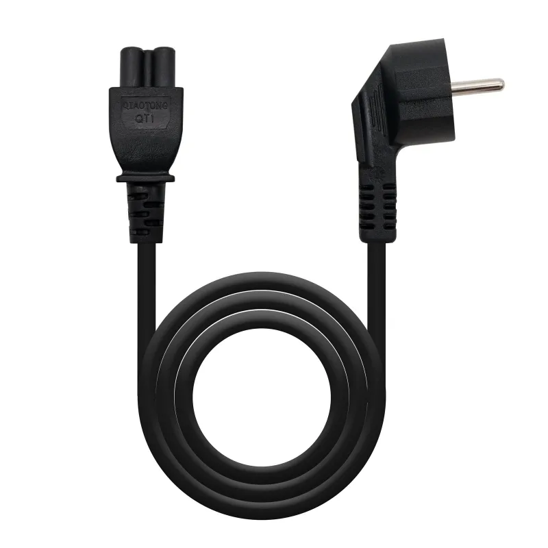 Nanocable Cable Alim. trébol, CEE7 -M-C5-H, 1.5m