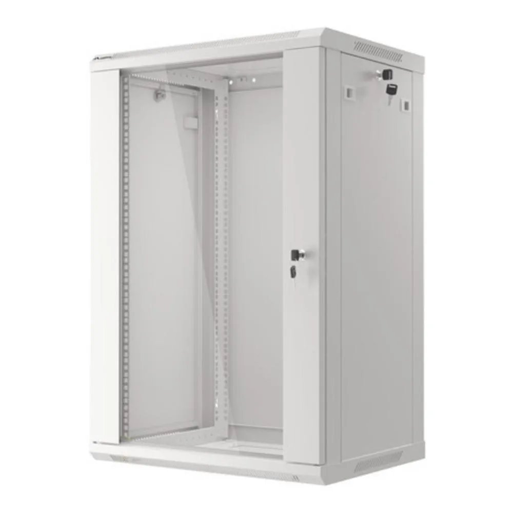 Lanberg WF01-6418-10S armario rack 18U Bastidor de pared Gris