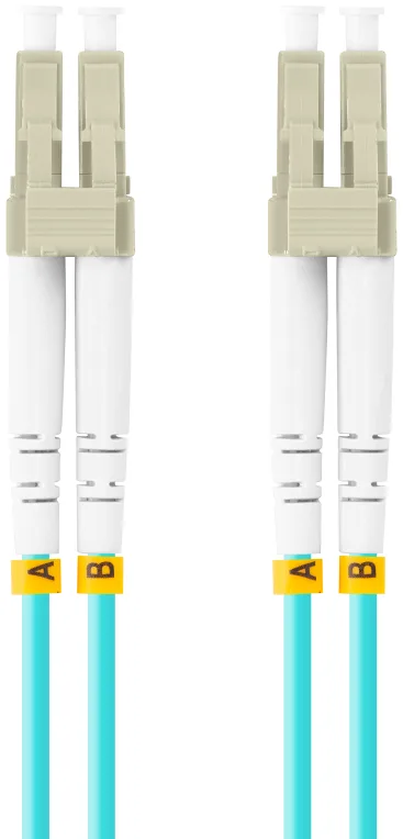 Latiguillo fibra optica lc - upc lanberg 2m multi duplex om3 50 - 125 lszh azul