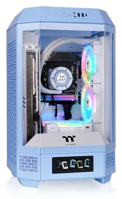 Thermaltake The Tower 250 Hydrangea Blue Mini Tower Azul