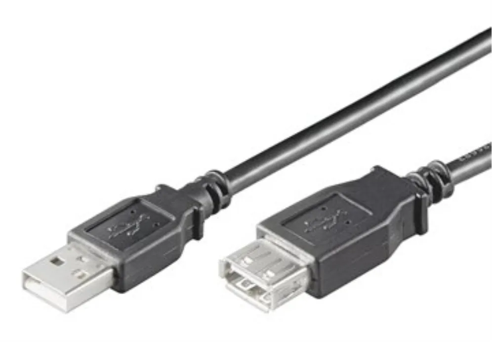 Ewent EC1012 cable USB 1,8 m USB 2.0 USB A Negro