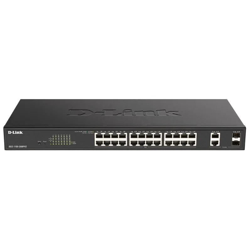 D-Link DGS-1100-26MPV2-E Switch 24xPoE+ 2xSFP Comb