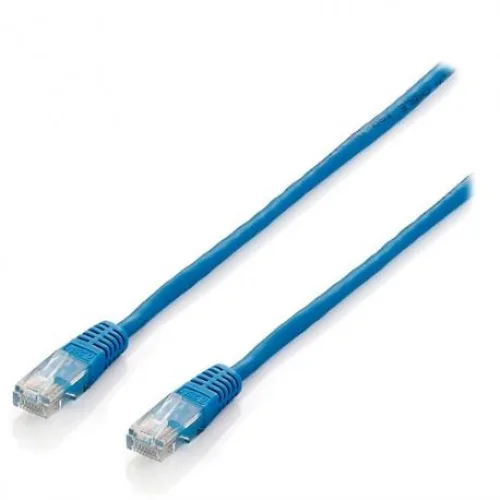 Cable red equip latiguillo rj45 u - utp cat6 0.5m azul
