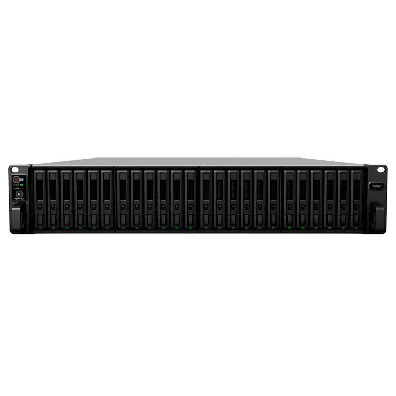 Servidor nas synology flashstation fs3600 16gb 24 bahias 2u rack gigabit ethernet