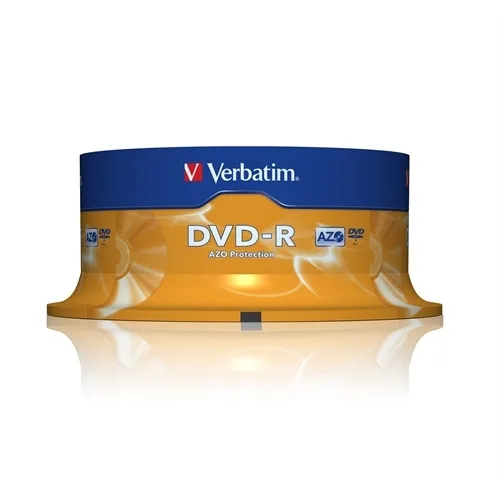 DVD-R Verbatim Advanced AZO 16X/ Tarrina-25uds