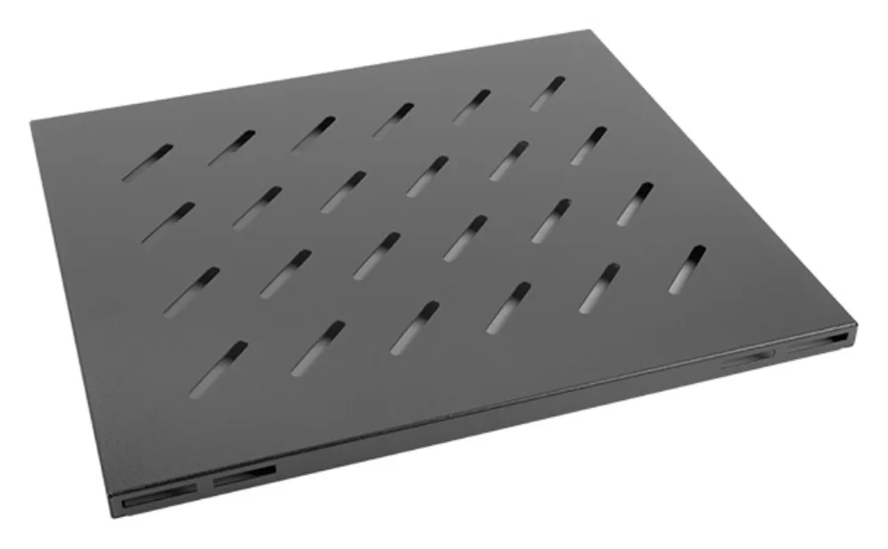 Bandeja lanberg fija 1u 465x500 mm hasta 120 kg rack de 19 negro