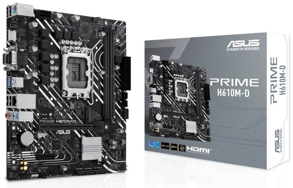 ASUS Placa Base PRIME H610M-D DDR5 mATX 1700