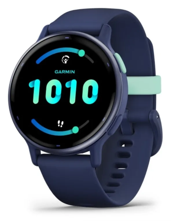 Garmin Vivoactive 5 3,05 cm (1.2") AMOLED 42 mm Digital 390 x 390 Pixeles Pantalla táctil Azul Wifi GPS (satélite)