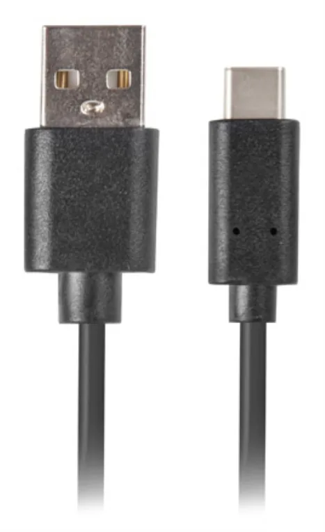 Cable usb tipo c a usb 2.0 tipo a lanberg 3m - macho - macho - negro