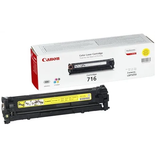 Toner canon 716 amarillo 1500 páginas lbp5050 - 5050n