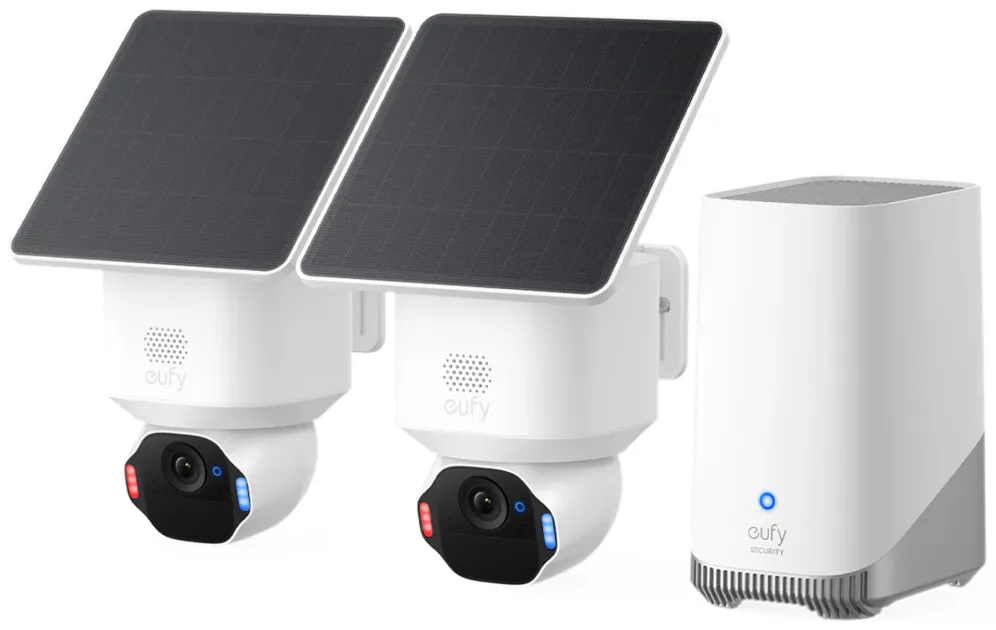 Eufy SoloCam E42 + HomeBase S380 Bala (forma) Cámara de seguridad IP Interior y exterior 3840 x 2160 Pixeles Techo/pared