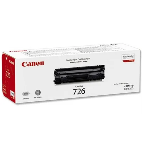 Toner canon crg 726 negro 2100 paginas lbp6200d