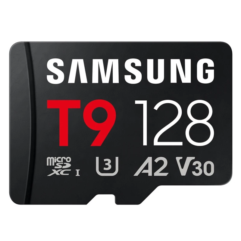 Samsung Micro SDXC T9 128GB clase10 U3 V30 A2 c-a
