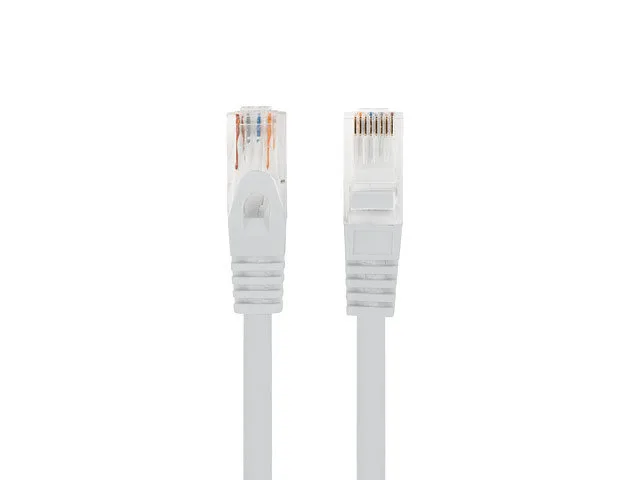 Cable red lanberg latiguillo cat.6 utp 10m gris fluke passed