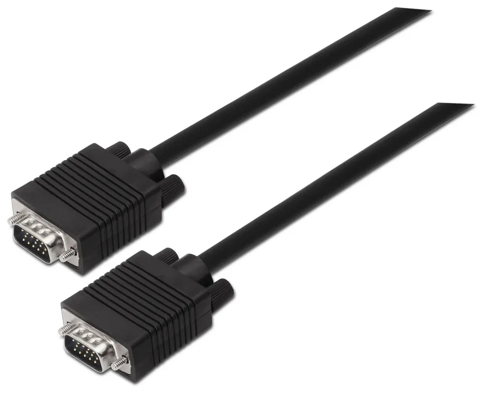 Cable SVGA Aisens A113-0069/ VGA Macho - VGA Macho/ Hasta 3W/ 10Mbps/ 3m/ Negro