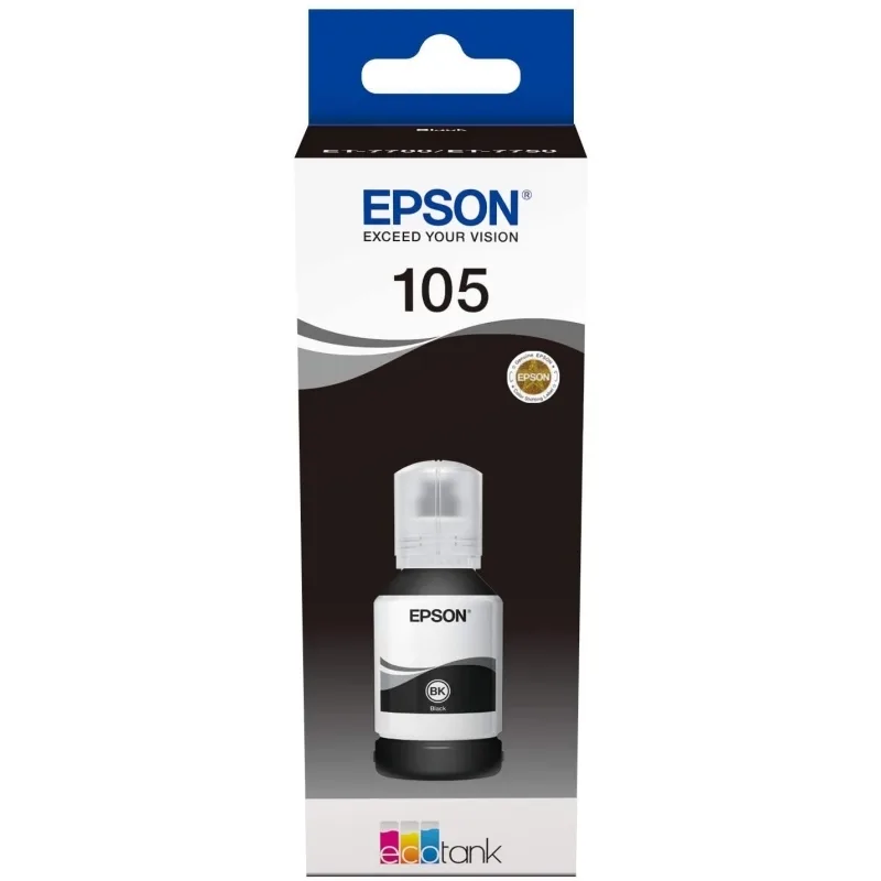 Epson Botella Tinta Ecotank 105 Negro