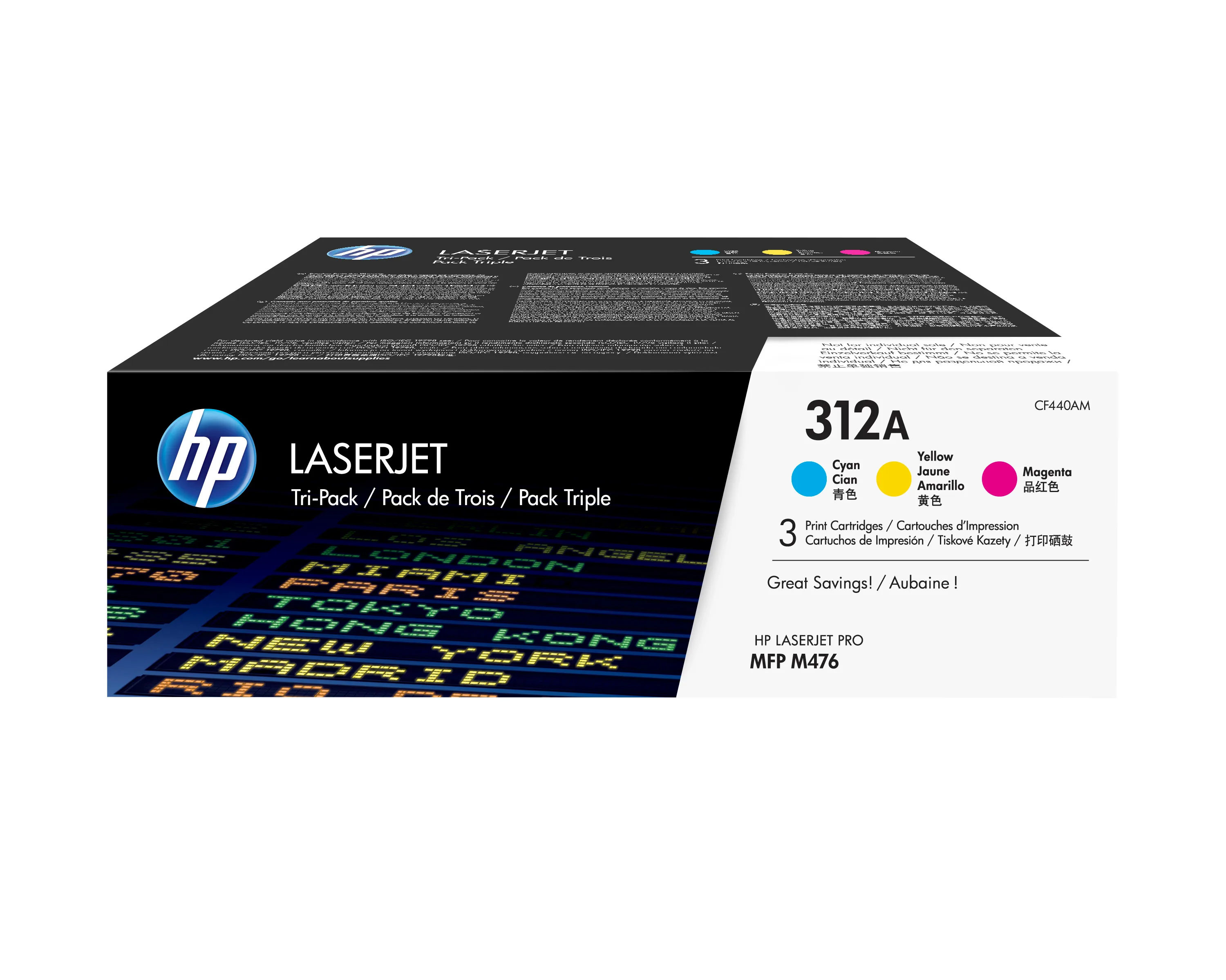 Multipack hp 312a cian - magenta - amarillo