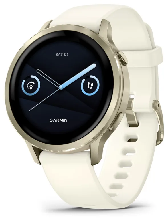 Garmin Venu 4 3,05 cm (1.2") AMOLED 41 mm Digital 390 x 390 Pixeles Pantalla táctil Oro Wifi GPS (satélite)