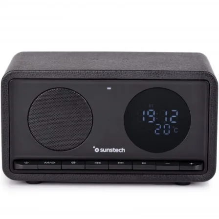 Radio Portátil Sunstech RPBT460/ con Batería/ Negra