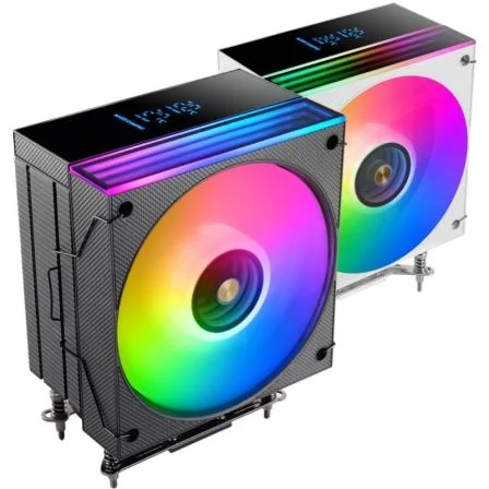 Ventilador disipador cpu mars gaming mcpulcd argb 120mm negro