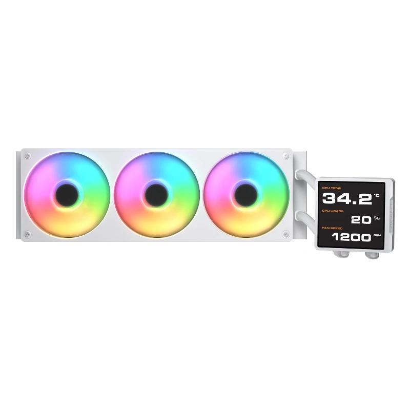 Cougar Ref. Liq Poseidon Vistek Pro ARGB 360 White