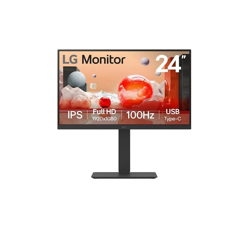 Monitor led ips lg 24ba650 23.8 pulgadas 1920 x 1080 5ms hdmi displayport usb - c altavoces reg. altura