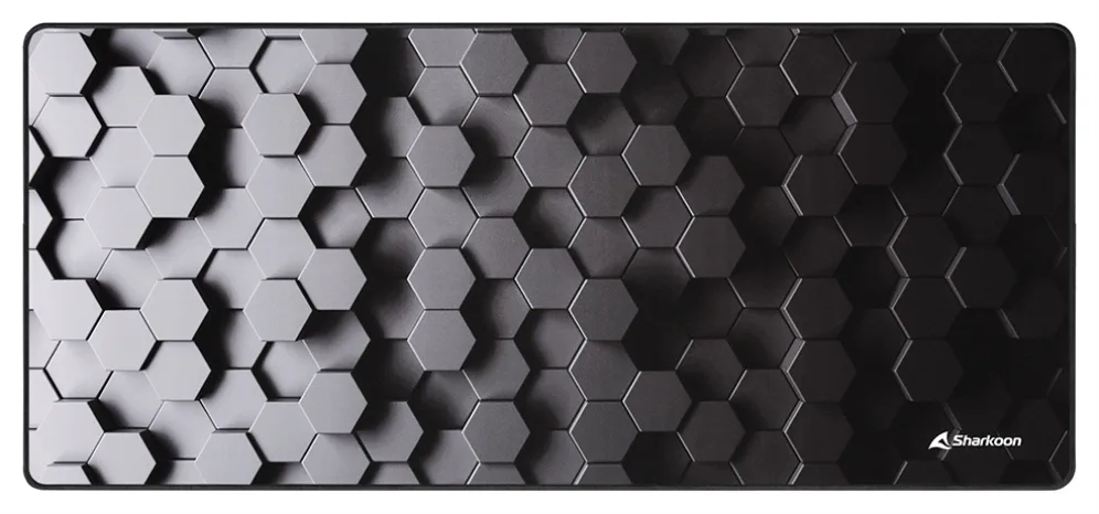 Sharkoon SKILLER SGP30 Alfombrilla de ratón para juegos Negro, Gris