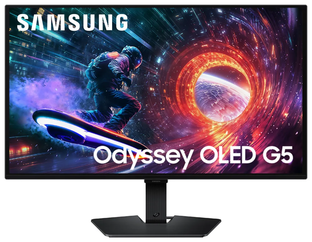 Monitor Gaming Samsung Odyssey G5 G50SF S27FG502SU 27"/ QHD/ 0.03ms/ 180Hz/ QD-OLED/ Negro