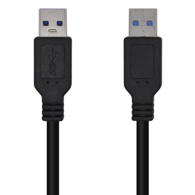 Aisens Cable USB 3.0 A-M-A-M negro 3.0m