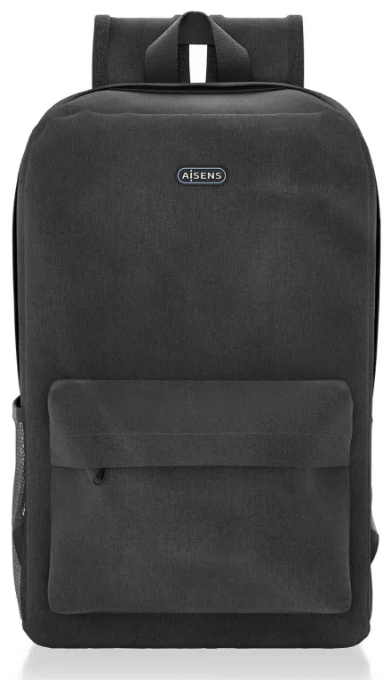 Mochila Aisens ASBG-BP080-BK para Portátiles hasta 15.6"/ Negro