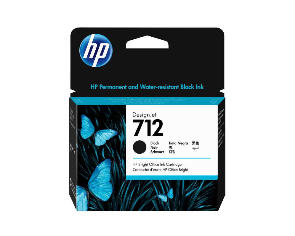 Cartucho tinta hp 712 negro xl