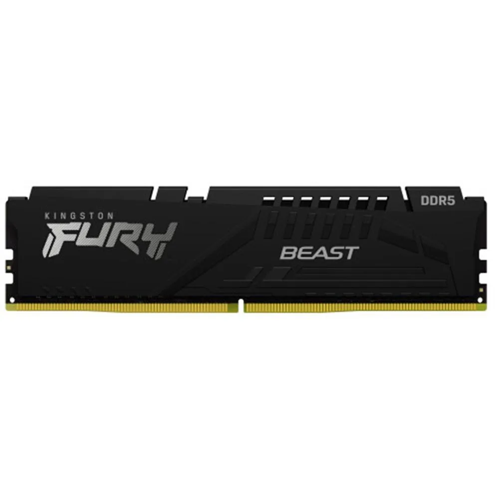 Memoria ram ddr5 32gb kingston - 6000mt - s - pc5 - 48000 - fury beast - cl30 - 1.35v