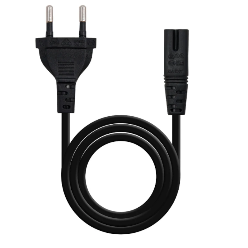Nanocable Cable Alim. Forma 8 CEE7-16-M-C7-H, 2M