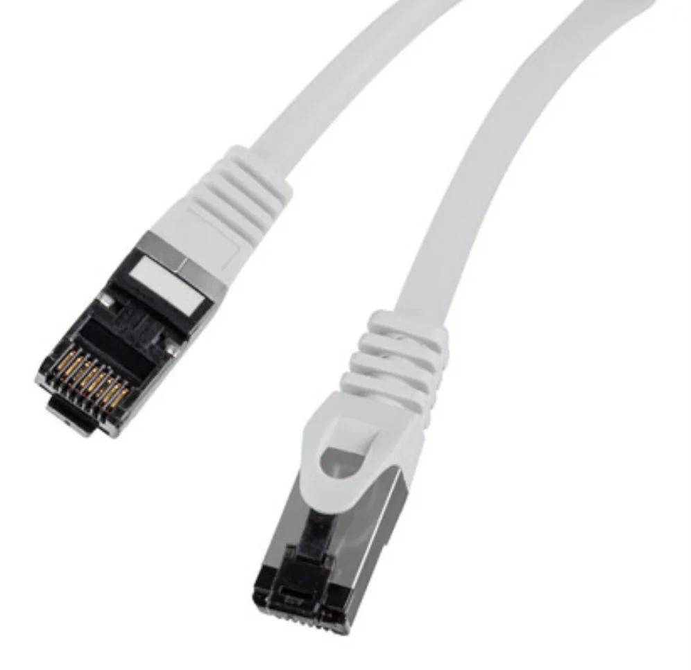 Cable red lanberg latiguillo cat.8.1 s - ftp lszh cu 0.25m gris fluke passed