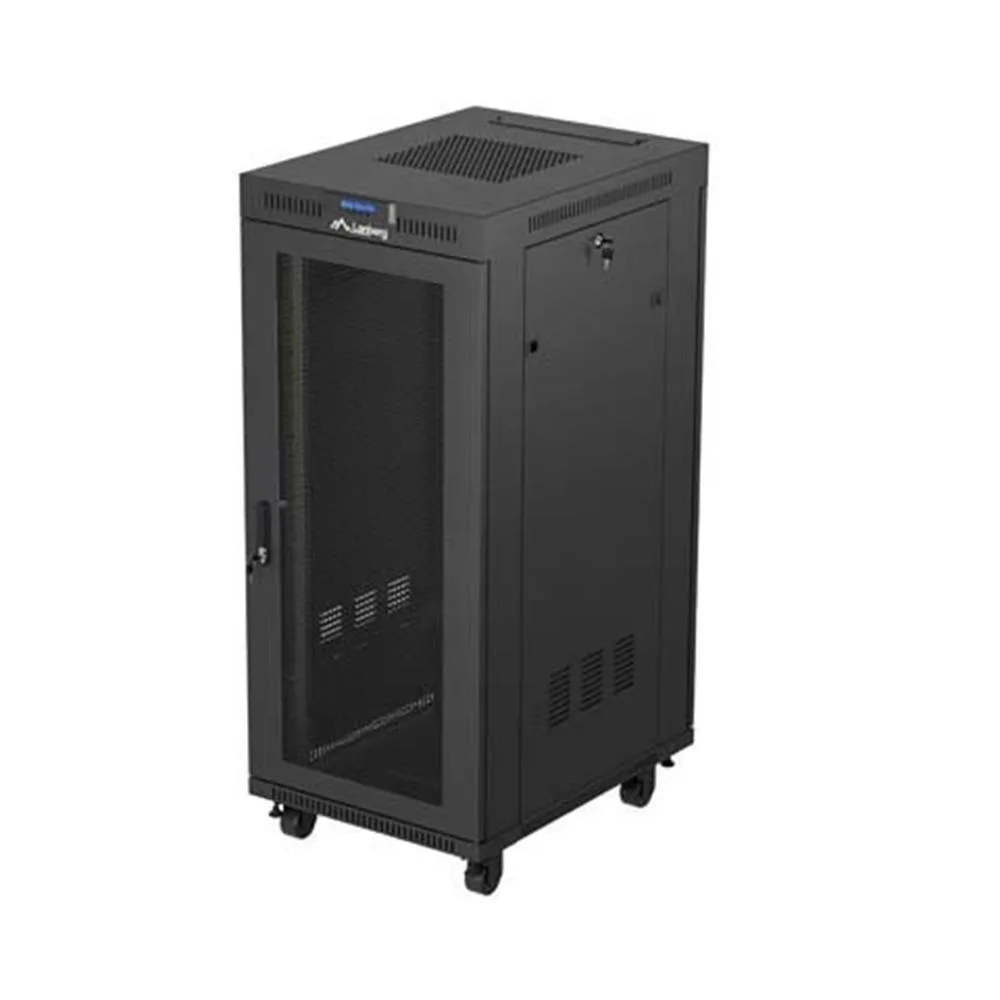 Lanberg FF01-6827-23BL armario rack 27U Rack o bastidor independiente Negro