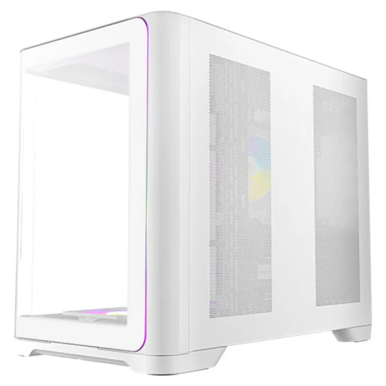 Caja ordenador gaming antec c5 curve argb atx cristal templado blanca